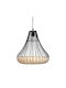 Fylliana Fl31832 Kronleuchter mit Holz Schwarz 949-124-007