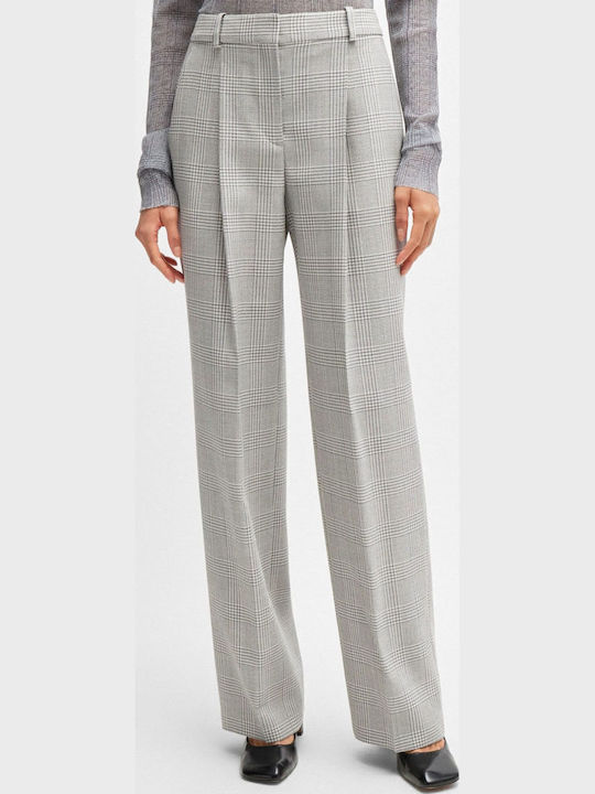 Tanity Damen Stoff Hose Geprüft Gray