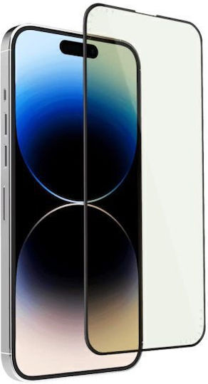 Vollkleber Vollflächig gehärtetes Glas Schwarz (iPhone 16)