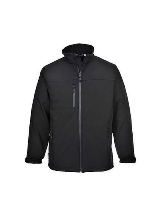 Portwest Bărbați Jachetă de lucru Softshell Negru