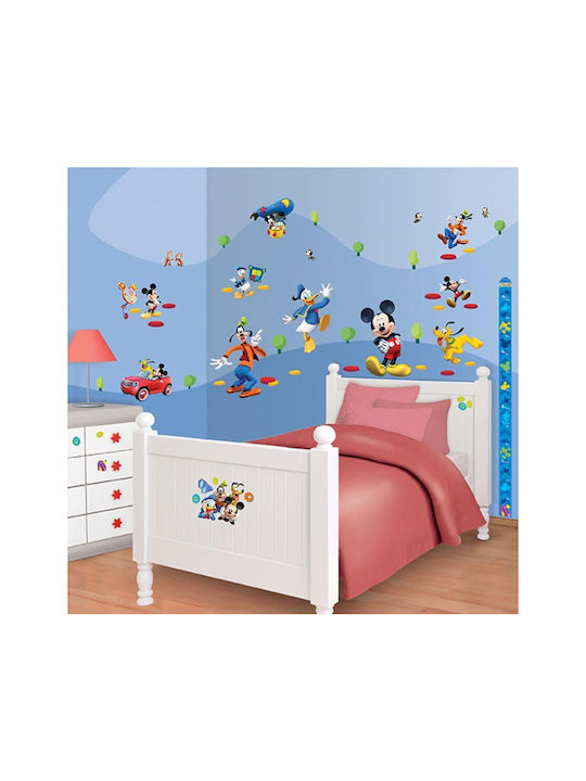 Walltastic Autocolant Decorativ pentru Copii Perete Mickey Mouse Club House Decor Kit 58buc