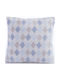 Nef-Nef Homeware Kids Decorative Pillow Sweet Rhombus Blue 35x35cm