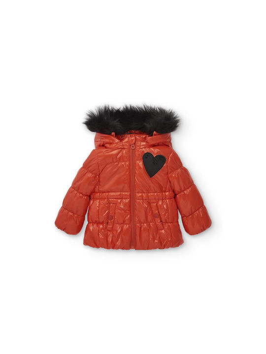 Tuc Tuc Kids Sports Jacket with Hood Orange