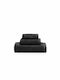 Kentia Badehandtuch Brand 90x150εκ. Nero Gewicht 600gr/m²