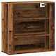 vidaXL Wood Bathroom Cabinet L80xW33xH80cm Brown