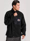Men's Fleece Hooded Jacket Black