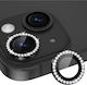 Camera Protection Tempered Glass Black for the iPhone 14