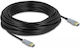 DeLock Активен Оптичен HDMI 2.0 Премиум Висока Скорост 4K 60Hz HDR Кабел HDMI Мъжки - HDMI Мъжки 25м Черен
