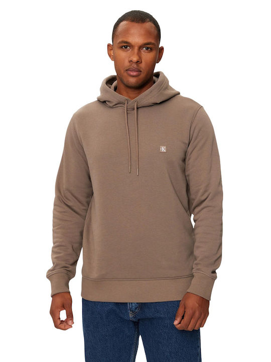 Calvin Klein Sweatshirt mit Kapuze Brown