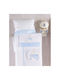 Rythmos Blanket Cot Moon Swing Waffle Light Blue Sky Blue 120x150cm