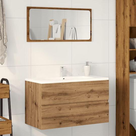 vidaXL Πάγκος χωρίς Νιπτήρα Μ90xΒ38.5xΥ45cm Καφέ