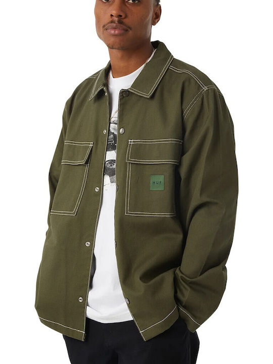 HUF Men's Jacket Hunter Green