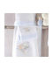 Rythmos Baby Sheets Set Crib Cotton Sky Blue Light Blue 100x160cm 3pcs