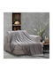Borea Jungle Armchair Throw Jacquard 170x170cm Gray