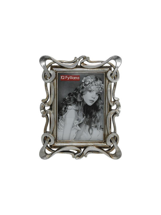 Fylliana Fl22951 Kunststoff Fotorahmen mit Silb...