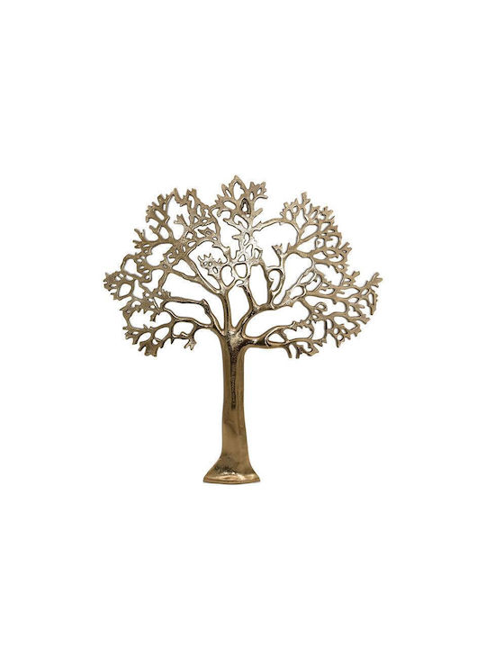 Fylliana Wanddekoration aus Metallisch Tree 60x3x55cm 1pcs