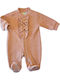 Sweet Baby Baby Bodysuit Long-Sleeved Velvet Pink