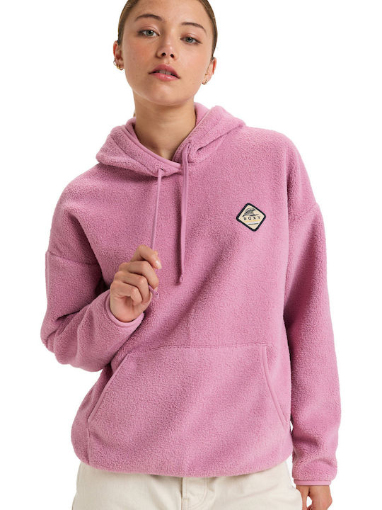 Cool Calling Winterlich Damen Bluse Langärmelig mit Kapuze Lila