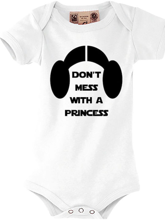 kirikoko Dont Mess With A Princess Leia, Star Wars Къс ръкав White