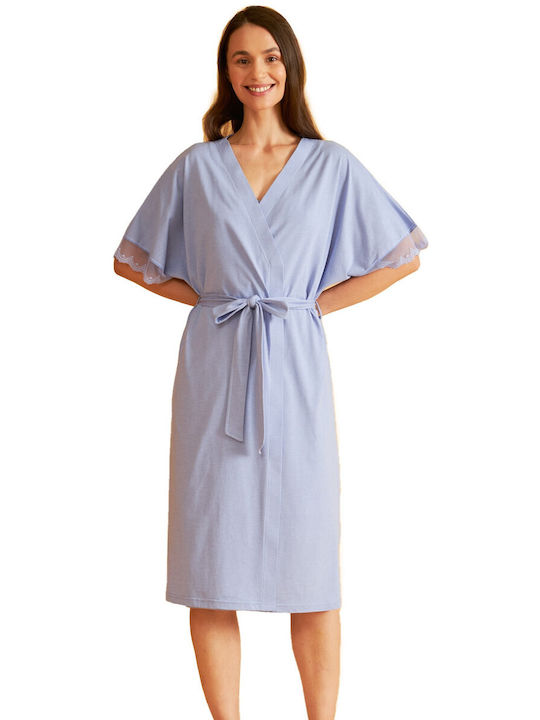 Harmony Winter Women's Robe blue