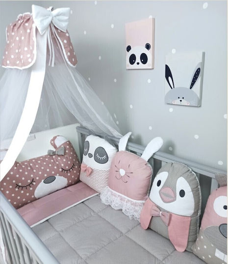 Baby Star Tiny Friends Πάντα Εσωτερική Σάπιο Μήλο 40x185cm