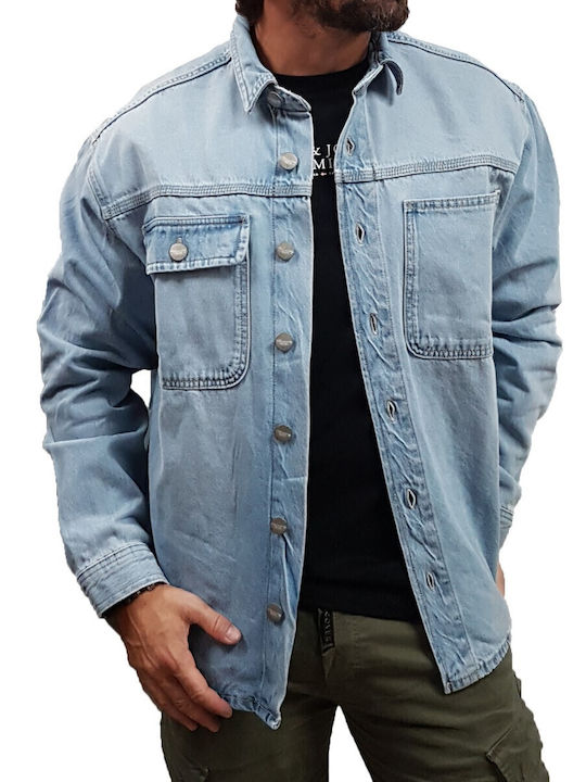 Jack & Jones Τζιν Overshirt Blue Denim
