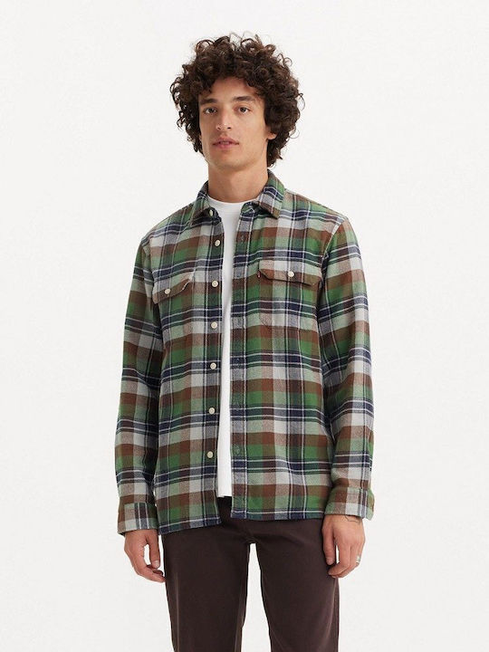 Levi's Jackson Worker Μακρυμάνικo Φανελένιο Ove...
