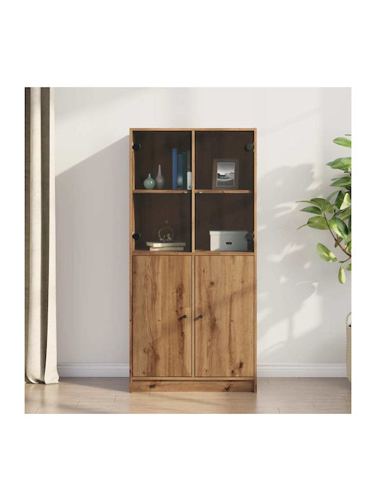Floor-Standing Living Room Display Cabinet Made...