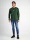 Men's Jeans Pants Elastic Tapered Slim Fit Sapphire