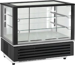 Cool Head Tabletop Refrigerated Display Case with Capacity 180lt