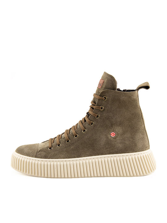 Robinson Leder Beige Herrenstiefel