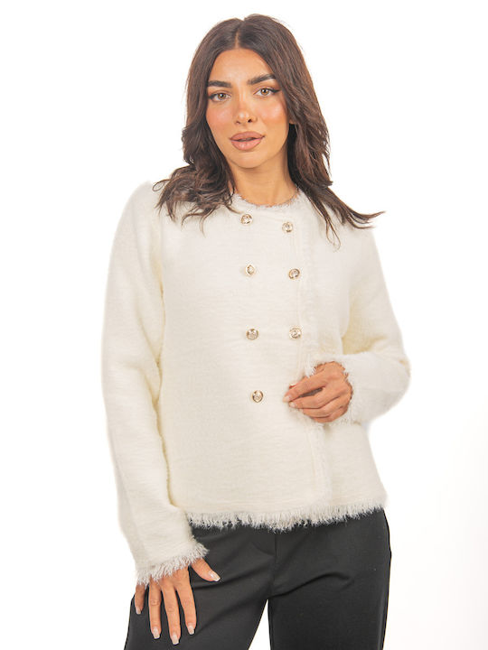 Ellen Women's Cardigan Ecru