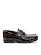 Men's Leather Loafers Burgundy