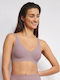 Women's Bra with Light Padding Foggy Mauve
