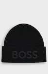 Boss Beanie Beanie Knitted in Black color