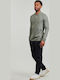 Herrenblusen Langarm Gray