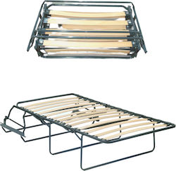 Klappbett Ohne Matratze Einzel Schwarz 92x63x25cm
