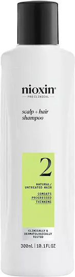 Nioxin System 2 Shampoo Natural Hair Advanced Weakening 300 ml