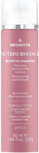 Medavita Nutrisubstance Shampoos Reconstruction/Nourishment & Hydration for Oily Hair 55ml