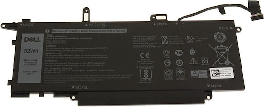 Оригинална батерия Dell Latitude 13 7310 2-в-1 Latitude 14 7400 7410 2-в-1 Тип Dell Nf2mw 52wh