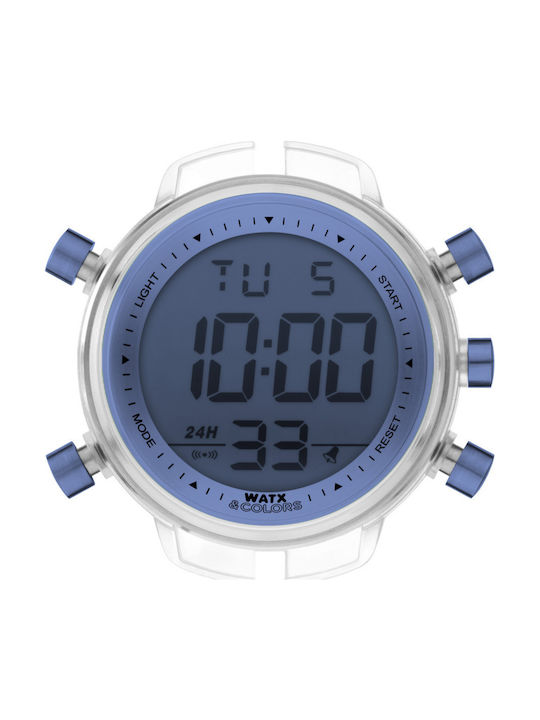 WATX & CO Ψηφιακό Γυναικείο Ρολόι 49mm Μπαταρίας