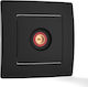 Makel Lillium TV-Buchse Terminal in Schwarz Far...