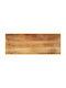 vidaXL Rectangular Table Surface Made of Solid Wood in Brown Color 70x40x2.5cm 371306