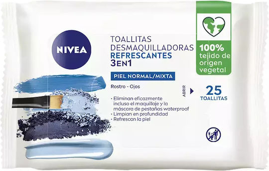 Nivea Refreshing Pads Makeup Remover Face 25pcs