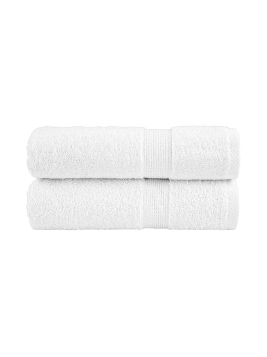 vidaXL 50x100cm White Bath Towel 600gsm