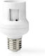 Socket Extension for Socket E27 in White color Set 1pcs 107882