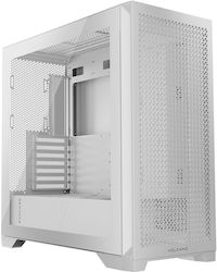 Modecom Volcano Expanse T Midi Tower Computer Case with Window Panel White