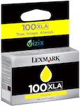 Lexmark 100XLA InkJet Printer Ink Yellow (14N1095)