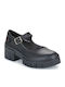 Pumps mit Plateau mit Riemchen Schwarze