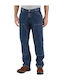 Ανδρικό Παντελόνι Τζιν Loose Fit Navy Μπλε